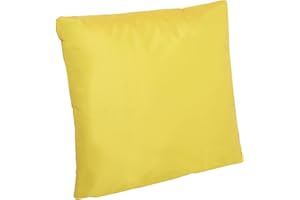 ROSELEY Outdoor Waterproof Cushion Cover 45 x 45cm for Garden Furniture Patio Sofa Porch Throw Pillow [Yellow]