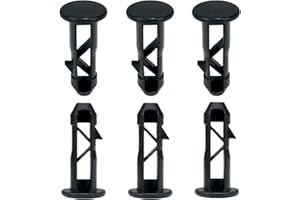 Tilting Device 3 Pairs Black Plastic Wheelie Container Lid Hinge Pins Suitable for 240 Litre Outdoor Wheelie Bins TXZWJZ