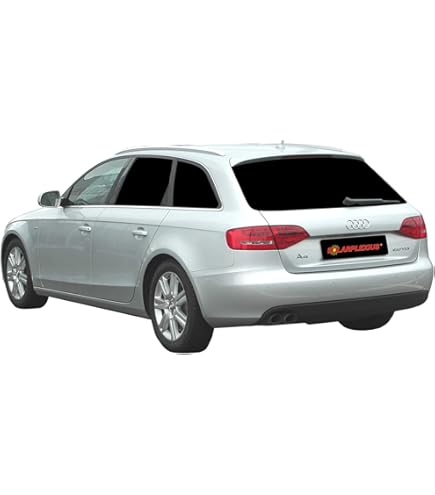 Solarplexius Car Sun Shade Window Tint Perfect Fit For Audi A4 Avant Type B8 Year Of Manufacture 08-15 No Film Set Of 3 Boot