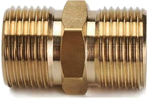 Stone Banks Metric M22 15 mm Macho a M22 14 mm Macho Rosca Externa, Adaptador de Manguera de Alta presión para Manguera