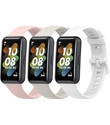 Cinturino Floreale Per Huawei Band 7 - Sostitutivo In Silicone Morbido, Regolabile - Motivo Fiori, 19mm - 3