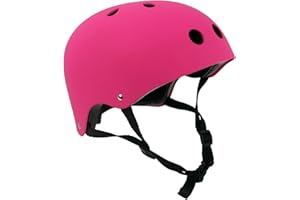 SKATE HUT SkateHut Matt Protection Helmet for Skating, BMX, Bike, MTB, Roller Derby, Stunt Scooter and Skateboarding. Ideal Skate Protection for Kids and Adults