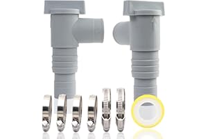 FYOJAIC Absperrhahn für Pools mit 32mm Schlauchanschluss, pool schlauch 32 absperrventil, pvc rohr 32mm Wartungs pool zubehör (2er-Set)