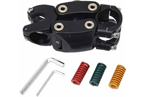 BuyWeek Stelo di Sospensione per Bici, Stelo di Sospensione per Ammortizzatore per Bici da Montagna Stelo di Sospensione per Ammortizzatore per Bici da Strada