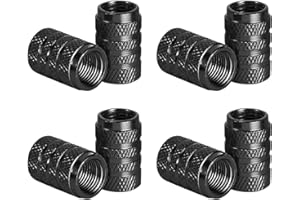 YNR 8 Piezas Tapones de Válvula de Neumático, Tapones Rueda Coche, Tapone Universales para Válvulas de Neumáticos para Coche, Bicicleta, Moto