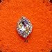 Sindy 5pcs New Crystal Rhinestone Oval Diamond Glitter Alloy Nail Art Decorations Nail Beauty Products Supplies (A3)