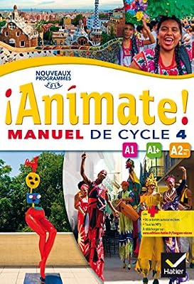 Hatier Animate Espagnol Cycle 4 - Manuel de l'élève - Nouveau programme 2016