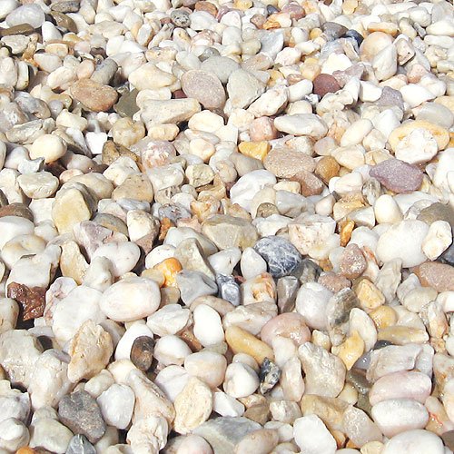 25 KG Zierkies Garten Kies mediteran gelblich Körnung (8/16mm) - 3