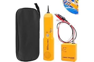 XEERUN Kabelbruch Suchgerät Mähroboter, Cable Tracker, RJ11 Kabelbruch Suchgerät, Kabelfinder Kabeltester Leitungssucher【Erfordert den Umgang mit elektrischen Leitungen und das Tragen von Kopfhörern】