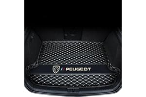 MXQCLSA Coche Cuero Alfombrillas Maletero, para Peugeot 207 208 307 308 407 408 508 508L 2008 3008 5008 Tronco Bandeja Protectora Funda Maletero Alfombra Antideslizante Accesorios,C
