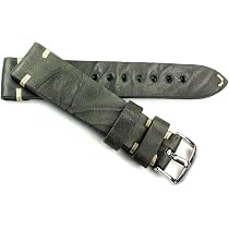 RIOS1931 Vintage Uhrenarmband Aus Sattelleder – Handgefertigt In Deutschland, 22mm, Shabby Chic