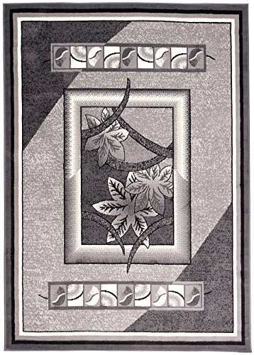 DESIGNER TEPPICH WOHNZIMMER TEPPICH SCHÖN MUSTER IN GRAU CREME (300×400 cm) - 2