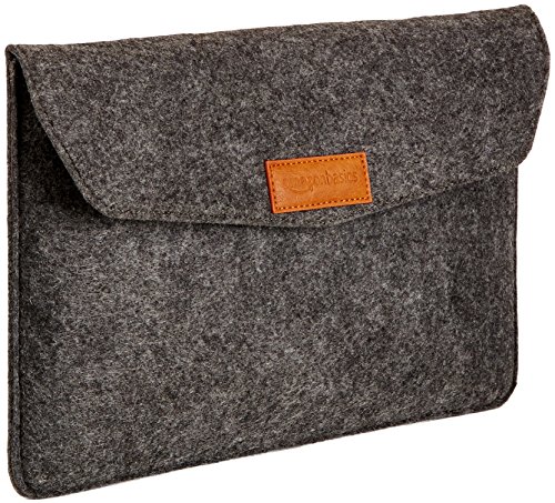 AmazonBasics Laptop-Tasche  Filz  f  r Displaygr    en bis 11 Zoll  27 94 cm   Grau