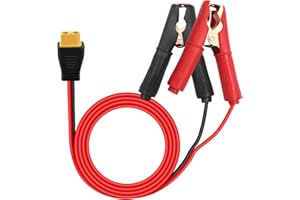 HuaLiSiJi Kabel XT60 żeński do zacisków krokodylkowych 12 V, 24 V, 20 A, 14 AWG, XT60, złącze do akumulatora samochodowego, do przenośnych elektrowni, elektronarzędzi itp. (2 m)