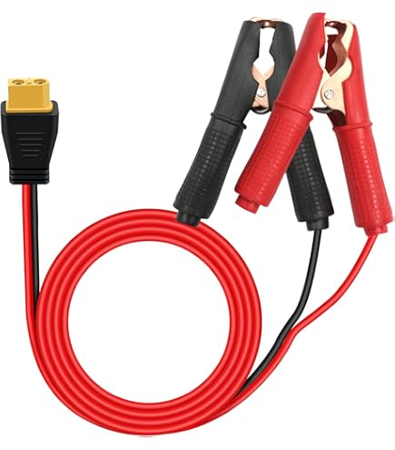 YINGAYOU XT60 à Câble De Pinces D'alligator 12V 24V 14AWG 20A