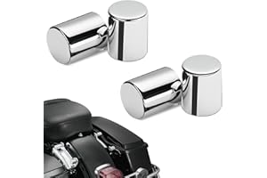 Amazicha 4 PCS Chrome Docking Hardware Covers for Harley Street Glide Road King 2009-2022