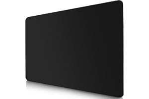 Sidorenko Mouse Pad - Mouse Pad 280 x 200 mm - Edgeless Edges - Special Surface Improves Speed and Accuracy - Non-Slip - Blac - 1