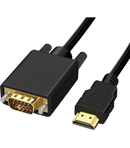 BENFEI Câble VGA vers HDMI, 1.8M 1080P de l'ordinateur/ordinateur portable VGA vers le moniteur