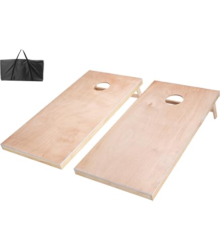 GoSports Tournament Edition Set Cornhole Regolamentare | Tavole In Legno 120x60cm Con 8 Sacchetti Biadesivi (Scorrevole/Stop) - 2