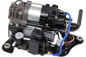 AIRSUSFAT Pompa compressore d'aria G11 G12 con staffa e valvola a blocco compatibile con BMW Serie 7 G11/G12 2015-2020 Pompa aria 37206861882 37206884682 4725530100
