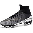 FGCVX Men's Soccer Cleats Athletic Soccer Boots Sneaker Turf Football Shoes Firm Ground