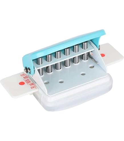 10 Pettini Per Rilegatura A 30 Anelli - Spirale Plastica Per Quaderni E Documenti, Colorati, 1/2 Pollice - Foto 2