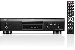 Denon DCD-900NE CD Player, with Advanced AL32 Processing Plus, USB Input for Hi-Res Playback, Pure Direct Mode, DAC Master Clock Design - Black