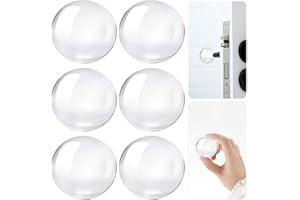Royouzi 6 PièCes Butee De Porte Butee De Porte Interieur 40 X 8 MM Bloc Porte Transparent Protection Poignee Porte Protection Mur Tampon Caoutchouc Pour ProtéGer Les Murs Et Les Meubles