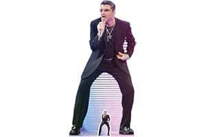 STAR CUTOUTS CS686 Life Size Cut Out with Mini Version of George Michael Singing, Cardboard, Multi-Colour, 172 x 85 x 172 cm