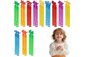 KIRZAX 24 Stück Seifenblasen Meerestiere Packung,Mitgebsel Kindergeburtstag,Seifenblasen mit Meerestiere Design,für Bubble Geschenke Hochzeit Party,Keine Flüssigkeit(6 Farben)