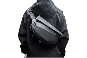 SZSYCN Bolsa bandolera para hombre mujer,Bolsa bandolera impermeable con correa ajustable para ciclismo deportes al aire libre desplazamientos estudiantes