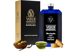 V E VERDE ESMERALDA Verde Esmeralda - Olio Extra Vergine di Oliva - Picual 500ml, Green Emerald | Olive Oil Premium filtrato de Cazorla, extravergine di oliva fruttato equilibrato, erba fresca. (Ecologic)