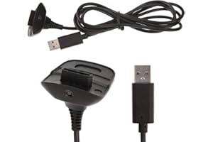 CHILDMORY Adaptateur de charge USB Cable Cable pour Xbox 360 Wireless Game Controller