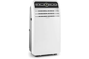 Klarstein Metrobreeze 9 Paris New York 2.0 Las Vegas Max Breeze - Aire acondicionado portátil 3 en 1, con ventilador, función de refrigeración y deshumidificación