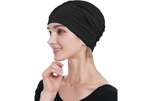 Alnorm Coiffes de Chimio en Viscose de Bambou Couvre-Chef pour la Perte de Cheveux des Femmes en Chimio