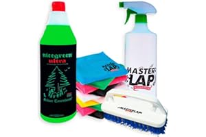 MASTER LAP Nicegreen Ultra. Megapack Completo - Multilimpiador Potente y Concentrado | Limpieza Ecológica para Hogar, Oficina y Coche