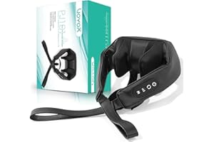 VOYOR-HEALTH Masseur Cervical Shiatsu Électrique Avec Chauffage,Massage Cou Épaules Des Tissus Profonds 4D Sans Fil,Soulager Les Douleurs Du Cou,Du Dos Et Musculaires,Cadeau Pour Femmes Hommes PJ101