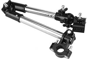 Nimomo Wheelchair Umbrella Holder, 360° Adjustable Stretch Mount Stand Holder for Bicycle/Baby Cart/Wheelchair/Stroller/Golf Cart (Black)