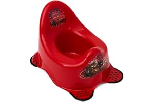 PLASTOREX OKT Disney Cars Vasino con Piedi Antiscivolo, Rosso
