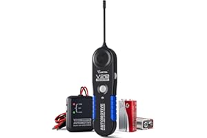 VDIAGTOOL V210 Automotive Electrical Open & Short Finder, Car Circuit Tester Wire Tracer Detector Tool, DC 6-42V Power Probe Wire Breaker Finder, Cable Locator with Receiver Probe