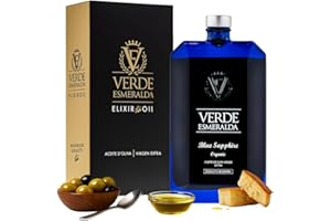 V E VERDE ESMERALDA Aceite de Oliva Virgen Extra Orgánico Picual – Edición Especial de España-Jaén, 500ml | Olive Oil Premium filtrado de la Sierra de Cazorla, afrutado intenso, cuerpo denso y amargor equilibrado.