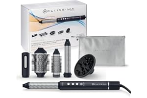 Bellissima Imetec Prodigy Deluxe - Air Styler Digitale 6 in 1 per Capelli Ricci, Mossi o Lisci - Asciuga & Modella Senza Danni con Tecnologia Ion-Ceramic & Coanda