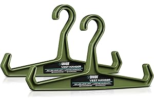 Savior Equipment Mehrzweck-Kleiderbügel, robust, 2 Stück, 68 kg Tragkraft, stoßfest, Kunststoff, für taktische Weste, Taucher, Militär, Polizei, Überlebensausrüstung, Aufhänger
