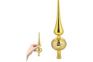 ‎AIZQYC Christbaumspitze Stern, Baumspitze Weihnachten Gold, Weihnachtsbaum Stern Spitze, Weihnachtsbaumspitze Stern, Weihnachtsbaumspitze Kunststoff, Weihnachtsbaumspitzen für Weihnachten Baumschmuck.