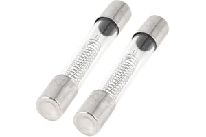 sourcing map 5KV 0,75A 6mm x 40mm Axial szkło bezpiecznikowe rurki do mikrofalówki piekarnik 2 szt