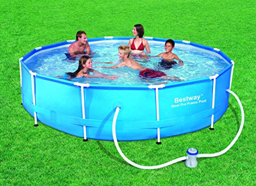 Bestway 56062 Frame Pool „Steel Pro“ Set mit Filterpumpe 366 x 76cm - 3