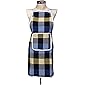GLUN Waterproof Cotton Kitchen Apron with Front Pocket (Color May Vary) (Mix)(1 Pcs)