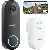 Reolink Kablolu Akıllı Kapı Zili, 5 MP WiFi Kamera, 2.4/5 GHz &Ccedil;anlı Su Ge&ccedil;irmez Dış Mekan Kapı Zili, İnsan Algılama Uyarıları