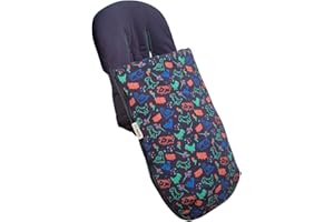 JYOKO Kids Saco Universal para Cochecito, Sacos de Abrigo para Carritos, Saco Invierno Silla Paseo, Saco de Silla de Bebe Polar Y Algodón con Cremallera, Desmontable, Altura de Capa Regulable