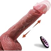 Anal and G Spot Comply with Erotica Wireless Remote Control Forward Backward and Rotation Moving Vibrating and Heated Artificial Penis